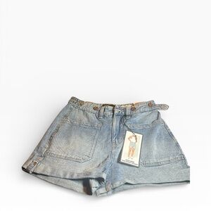 BCBGeneration Light Blue Jean Shorts